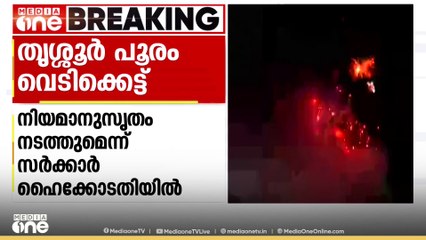 'അന്തരീക്ഷ ഗുണനിലവാരം ഉറപ്പുവരുത്തും'; വെടിക്കെട്ട് നിയമാനുസൃതം നടത്തുമെന്ന് സർക്കാർ