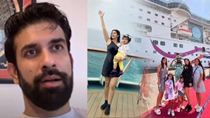 Rajeev Sen Reaction On Charu Asopa Bikaner Clothes Selling के बाद Family Cruise Trip,"वो झूठी..."