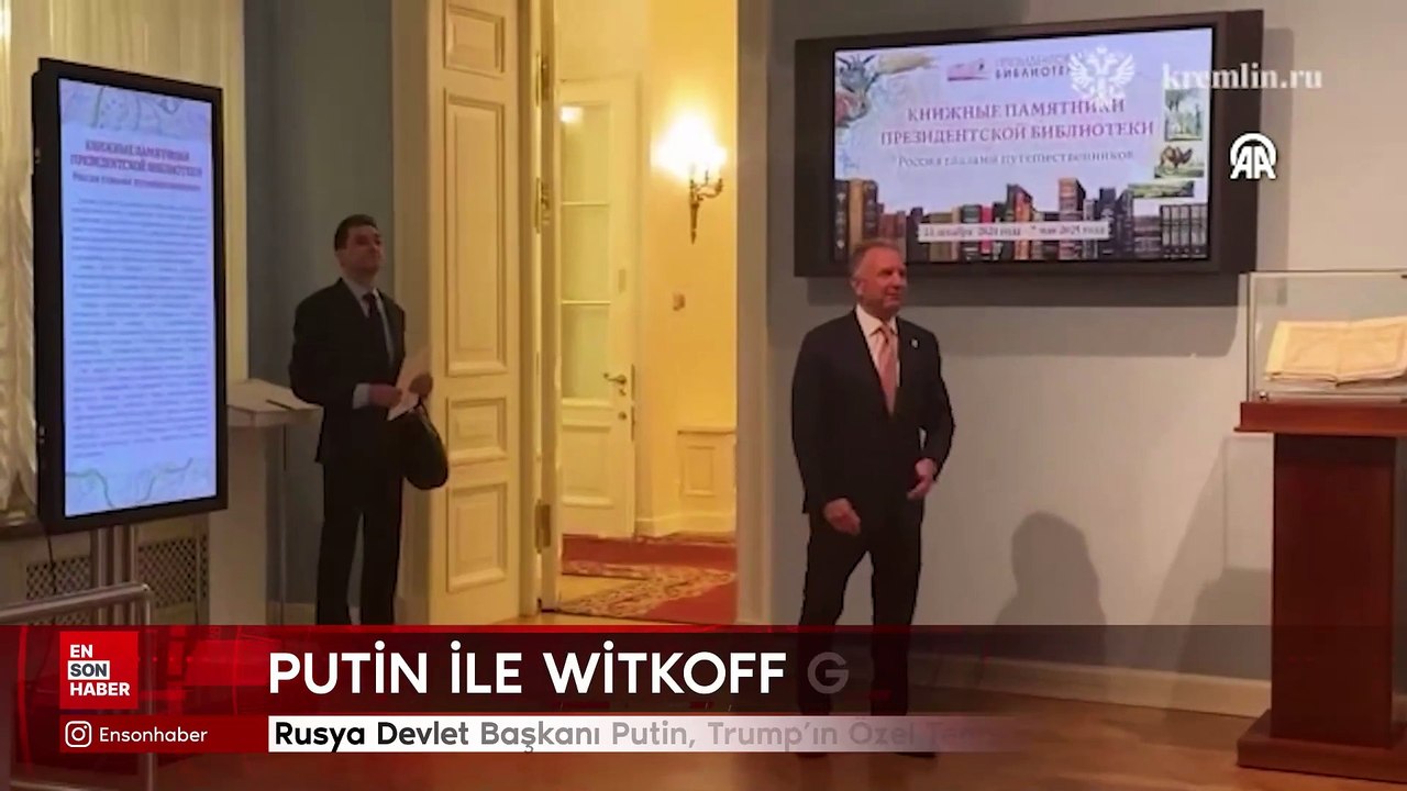 Rusya Devlet Başkanı Putin, Trump'ın Özel Temsilcisi Witkoff ile görüştü