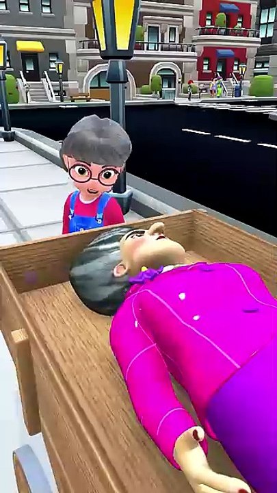 the story of nick and tani scary teacher 3d animation _shorts(360P)