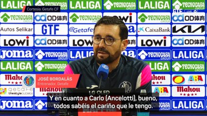 Le preguntan a Bordalás por el futuro de Ancelotti y se gana al madridismo en 30''