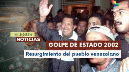 Venezolanos conmemoran golpe de Estado contra el Comandante Hugo Chávez en abril de 2002
