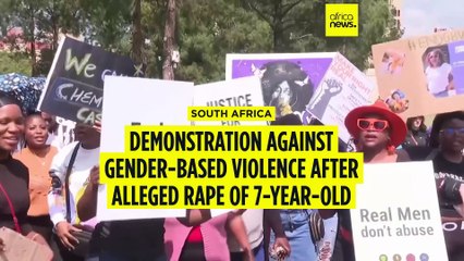 South Africans protest gender violence after child rape allegation