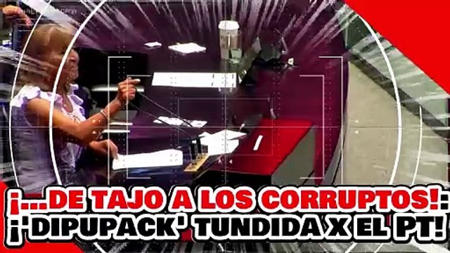 ¡ACABAREMOS A LOS CORRUPTOS! ¡RATAS! ¡’DIPUPACK de ALITO’ es DESTRUIDA por MARGARITA GARCÍA GARCÍA!