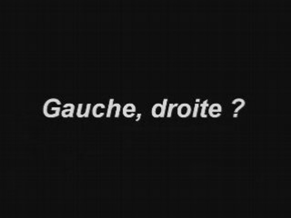 Gauche travail - Droite valeurs