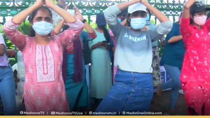 'സർക്കാർ ഇത് കണ്ടെങ്കിലും ഒന്ന് കണ്ണ് തുറക്കട്ടേ'; ഒറ്റകാലിൽ കല്ലുപ്പിൽ നിന്ന് ഉദ്യോഗാർഥികള്‍