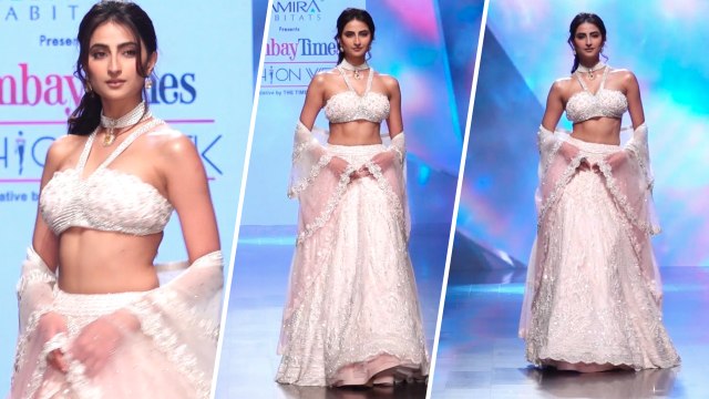 Bombay Times Fashion Show में फैशन डिजाइनर Cherie D के लिए Showstopper बनी Palak Tiwari