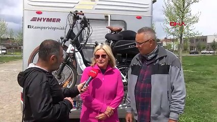 Türkiye'yi karış karış gezen Polonyalı çift o ilimize hayran kaldı