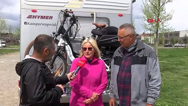 Türkiye'yi karış karış gezen Polonyalı çift o ilimize hayran kaldı