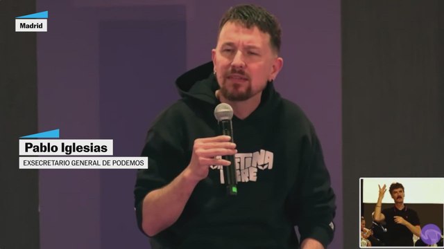 Pablo Iglesias reaparece en la Asamblea de Podemos y carga contra la izquierda sindical