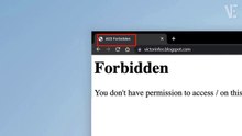 How do I fix 403 Forbidden error in Chrome