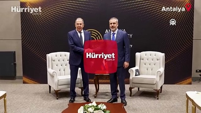 Dışişleri Bakanı Hakan Fidan, Antalya’da Rus mevkidaşı Lavrov ile görüştü
