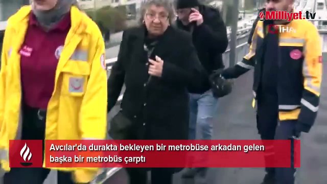 İstanbul'da metrobüs kazası! Yaralılar var