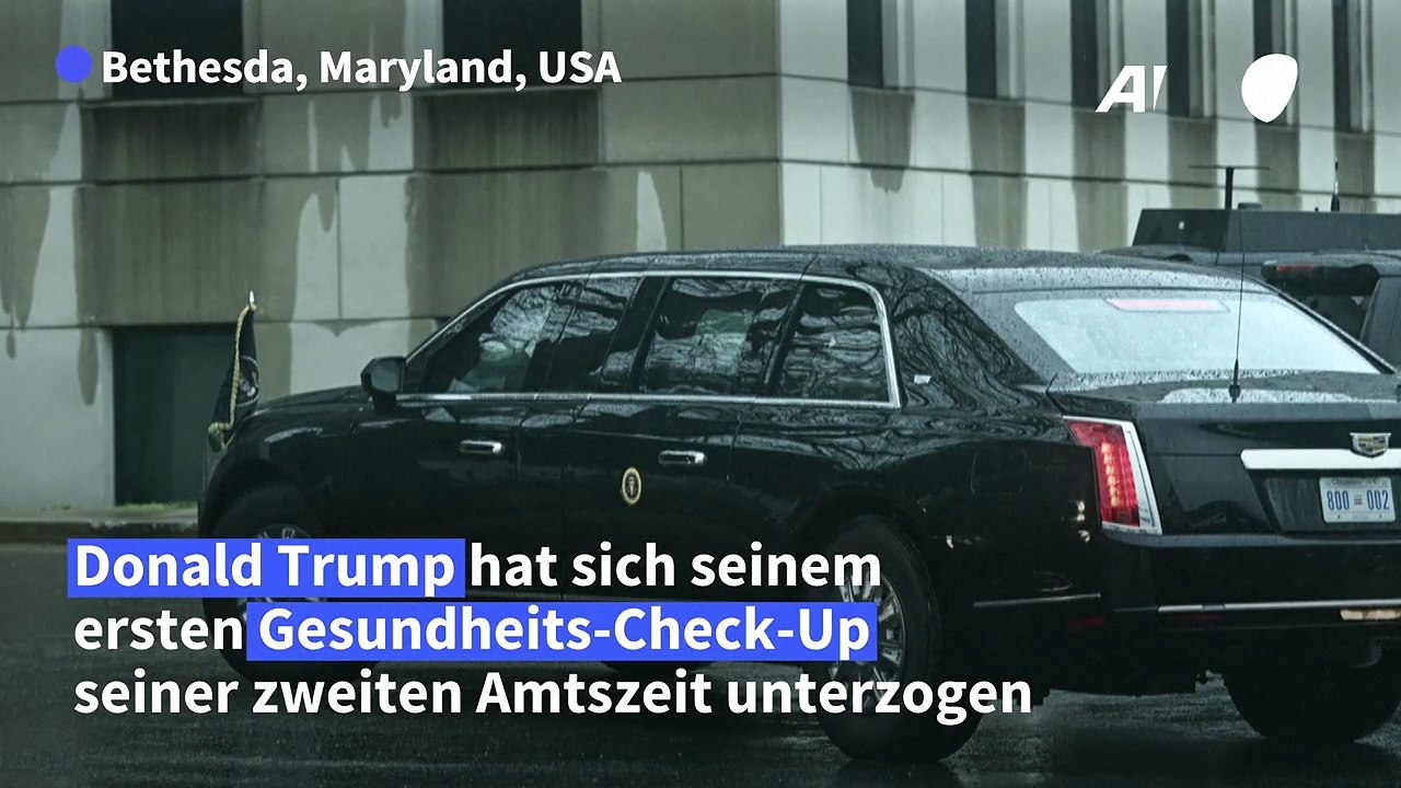Trump nach Gesundheits-Check-Up: 'Ich bin in Form'