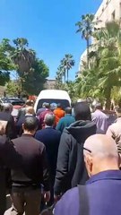 جنازة المخرج مصطفى درويش زوج الفنانة عارفة عبد الرسول