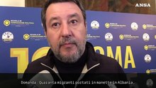 Salvini, "migranti in manette? Mi stupisce lo stupore di chi si stupisce"