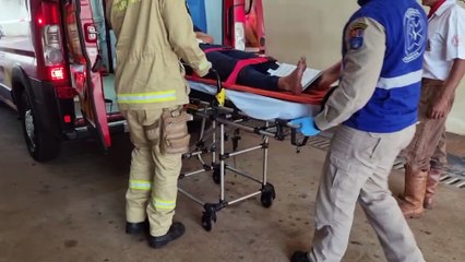 Mulher fica ferida ao cair de cavalo no Parque de Exposições da Expovel