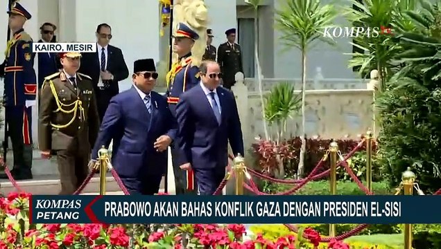 Bertemu Presiden El-Sisi di Mesir, Presiden Prabowo Akan Bahas Konflik Gaza