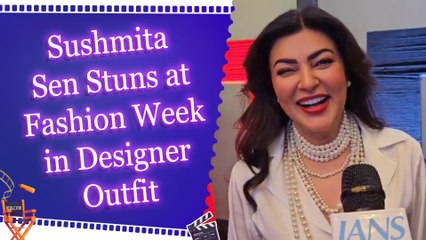 Actress Sushmita Sen Stuns in Neeta Lulla's Design, Praises Her Four Decades of Excellence