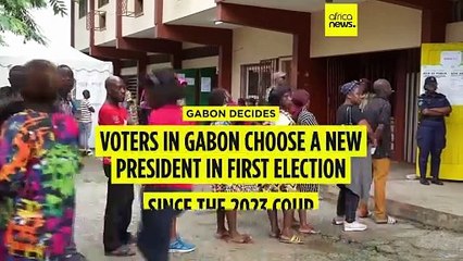 Voters in Gabon choose a new president in first election since the 2023 coup