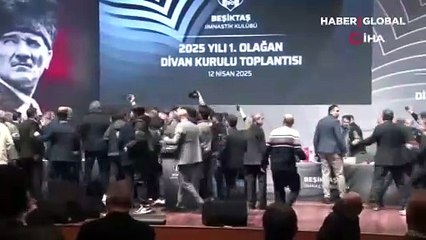 Beşiktaş Divan Kurulu'da gerginlik: Hasan Arat yumruklandı