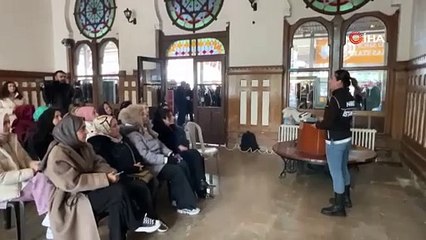 Sirkeci Garı’nda düzenlenen "En İyi Narkotik Polisi Anne" projesine yoğun ilgi
