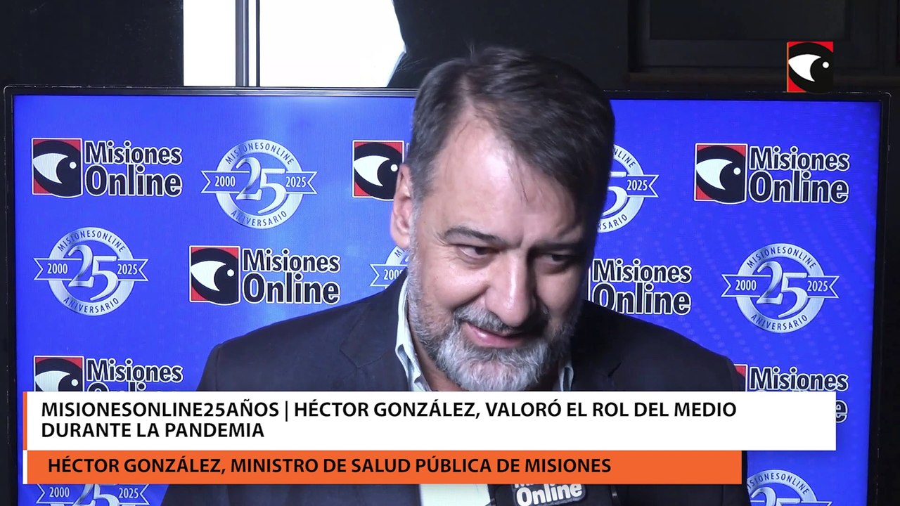 MisionesOnline25Años Héctor González, valoró el rol del medio durante la pandemia