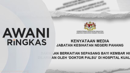 AWANI Ringkas: Dakwaan palsu | Kesalahan seksual