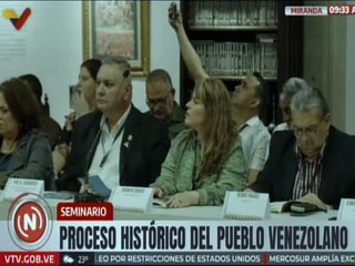 Inicia Seminario abierto “Proceso histórico del pueblo venezolano: Poder, sociedad y Estado”