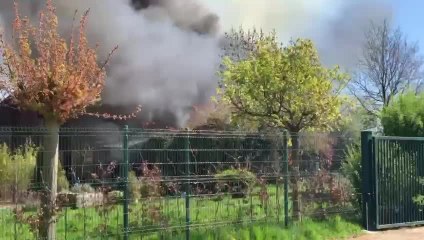 Incendie dans une ferme à Wépion, samedi 12 avril 2025