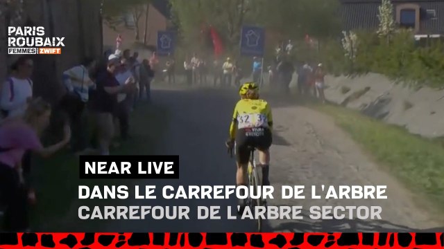 Paris-Roubaix Femmes avec ZWIFT 2025 - Le Carrefour de l'arbre