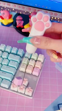 Soupe de gamer Nettoyage de clavier relaxant asmr