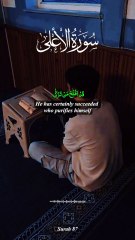 Surah Al-A’la (14–19) – The Real Meaning of Success | Soothing Quranic Reminder | Islam Insights