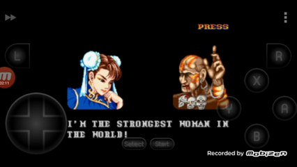 Street Fighter II Turbo: Hyper Fighting Chun-li vs Dhalsim luta completa