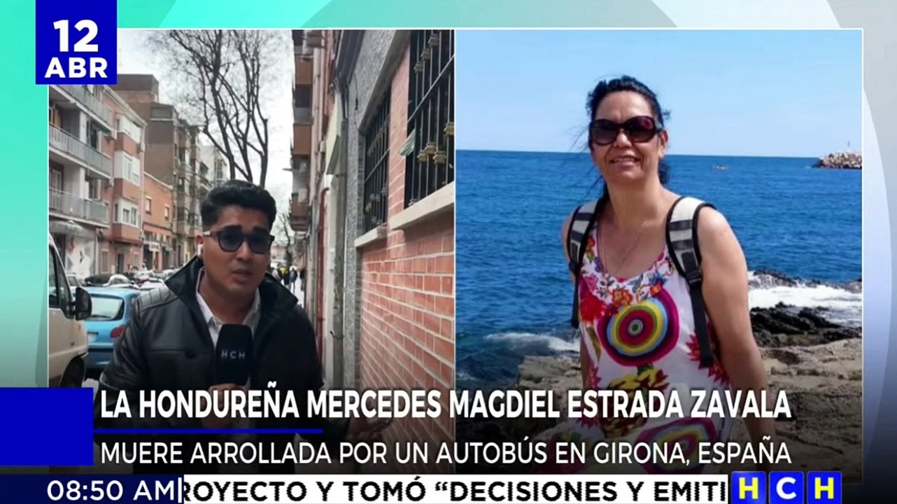 ¡Lamentable! Hondureña muere arrollada por bus en Girona, España