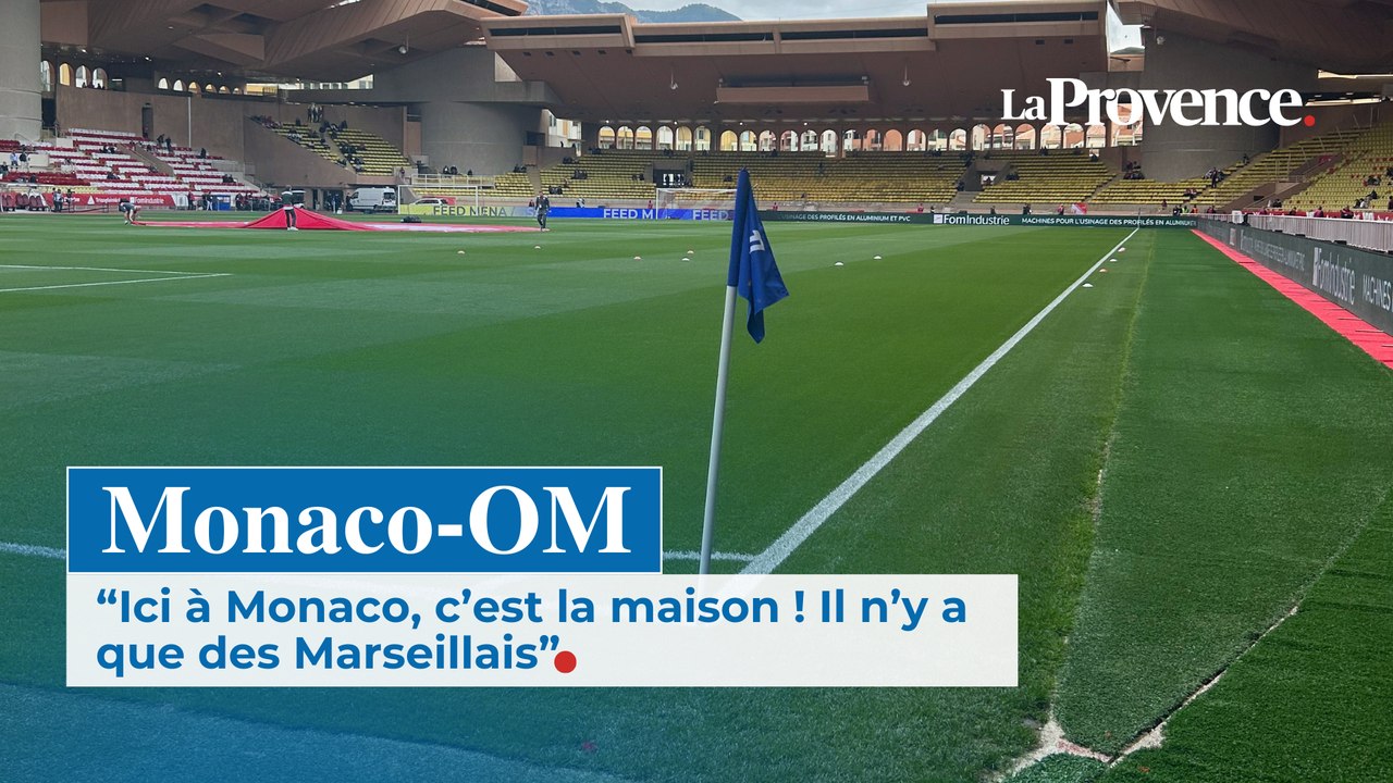 Monaco-OM : "Ici, c'est la maison, on dirait le Vélodrome", lancent les supporters olympiens