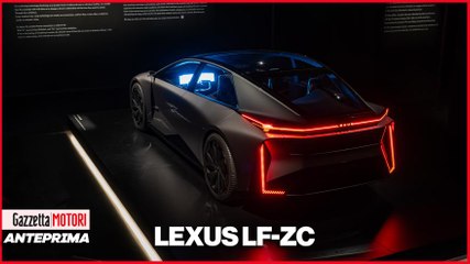 Lexus: il concept Lf-Zc introduce l'interfaccia "Black Butterfly" e batterie di terza generazione