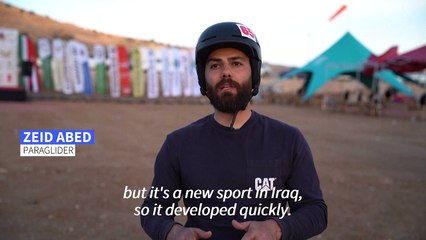 'It's in my blood': Iraqis compete in a paragliding championship in Dohuk