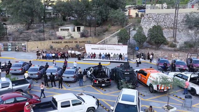 Manuel Guerra Cavazos da inicio al operativo Semana Santa 2025 en García