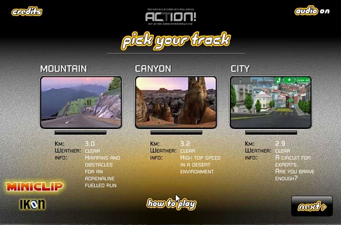 Street Luge gameplay