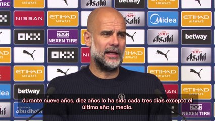 Guardiola se deshace en elogios hacia el jugador con más títulos en la historia del City