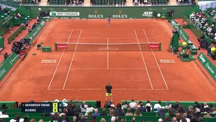 Monte-Carlo - Alcaraz se qualifie pour sa première finale sur le Rocher