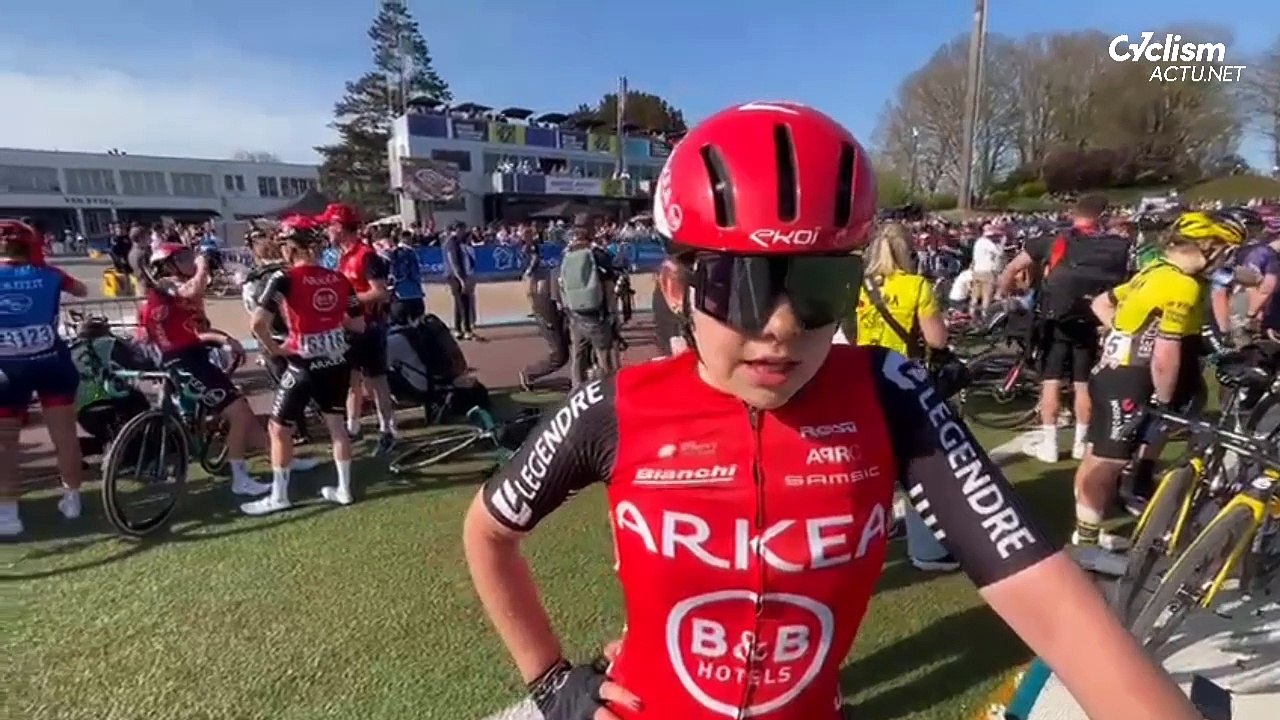 Cyclisme - Paris-Roubaix Femmes 2025 - Maurène Trégouët : "Trés contente d'être arrivée sur le Vélodrome"