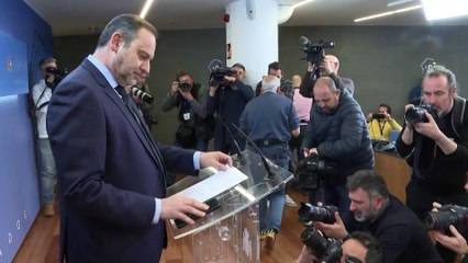 Ábalos anuncia acciones legales por el "bulo" de la fiesta en el Parador de Teruel