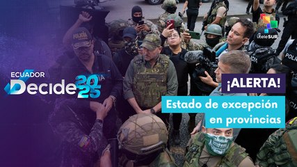 Decretan estado de excepción en Ecuador de cara a comicios presidenciales