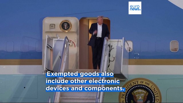 Smartphones and computers, including from China, exempt from new tariffs imposed by Trump