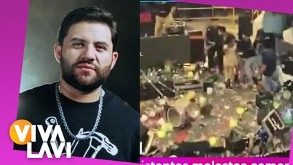 Fans de Luis R Conriquez destrozan palenque de Texcoco