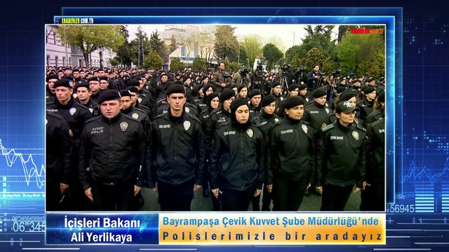 Bakan Yerlikaya: Bayrampaşa Çevik Kuvvet Şube Müdürlüğü'nde Polislerimizle bir aradayız