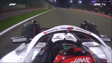 El choque de Esteban Ocon, de la escudería Haas, en la Q2