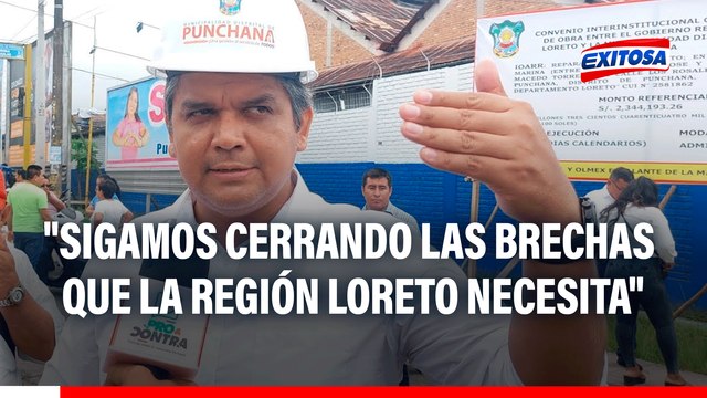 Alcalde de Punchana tras incorporación del distrito en Plan de Cierre de Brechas: Cerremos las brechas que Loreto necesita